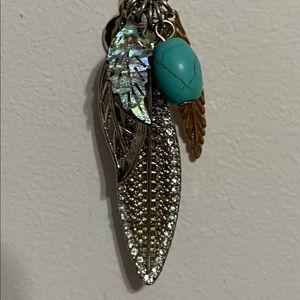 American Eagle Outfitters Feather Necklace